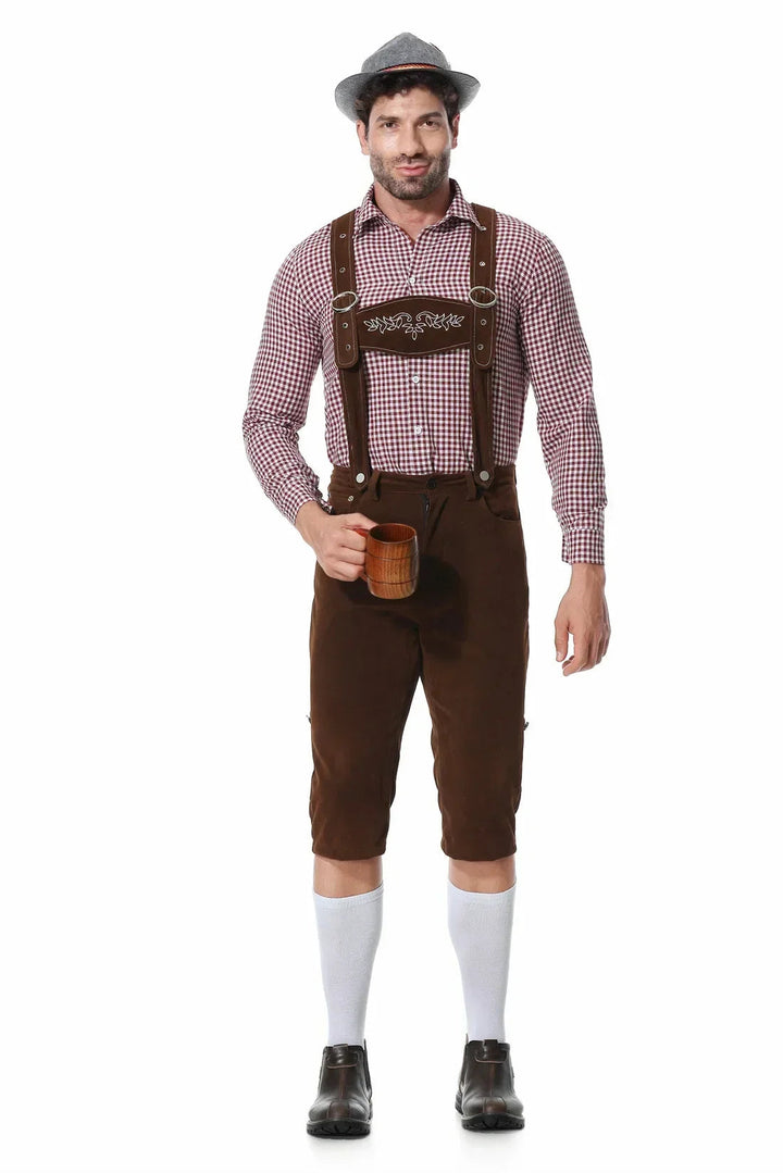 Jonas | Herren Kunstlederhosen Bayerisches Outfit für das Oktoberfest