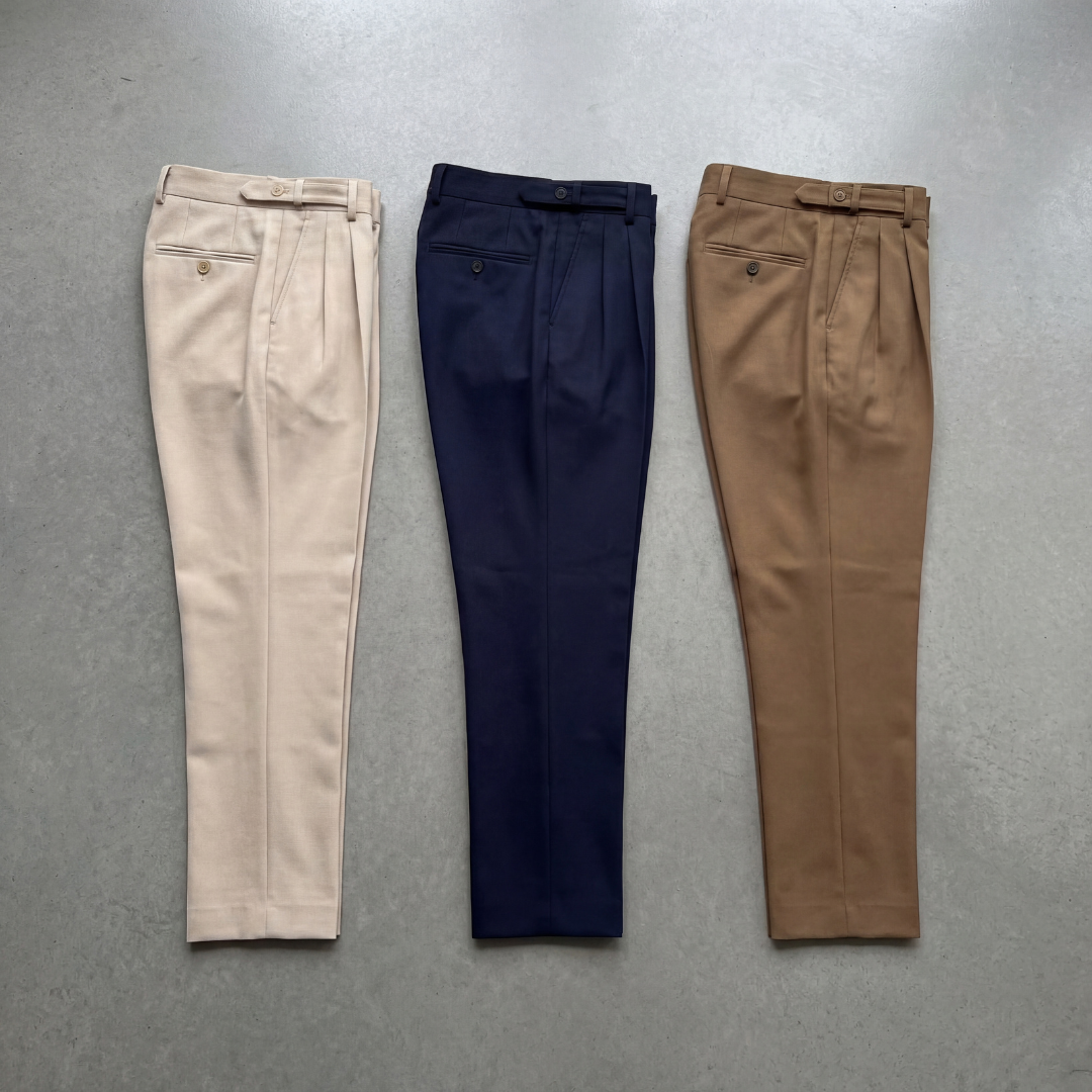 Julian | Pantalon de costume pour homme avec plis