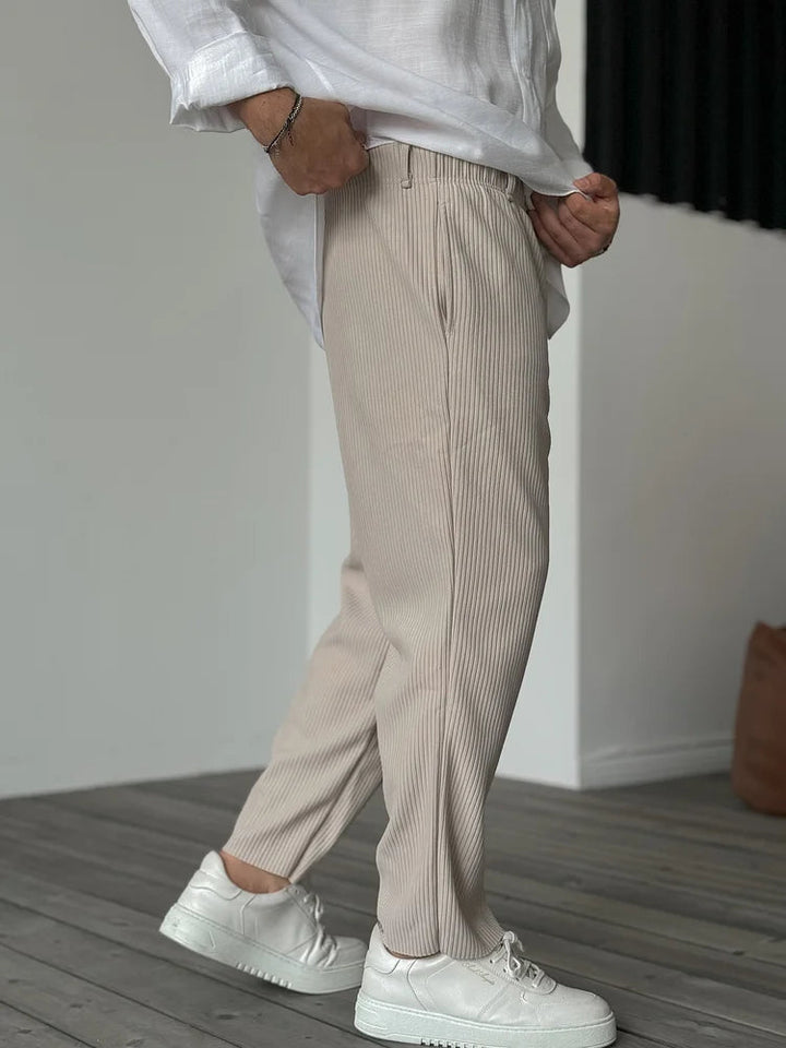 Julian | Herren Gerippte Straight-Leg Hose