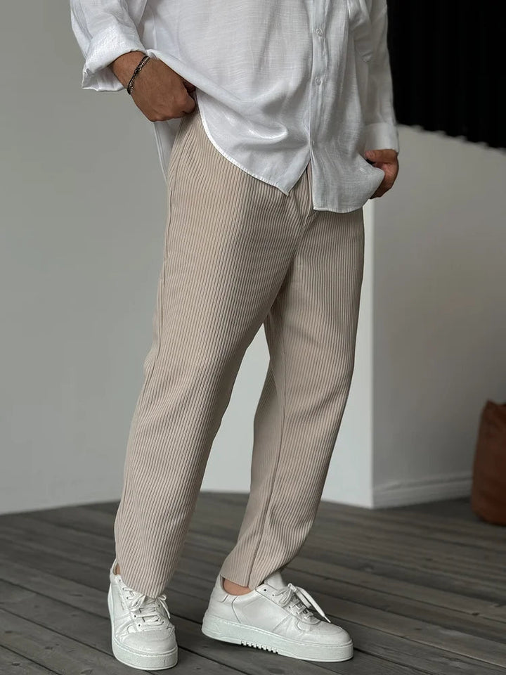 Julian | Herren Gerippte Straight-Leg Hose