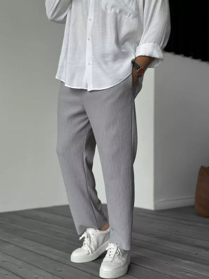 Julian | Herren Gerippte Straight-Leg Hose