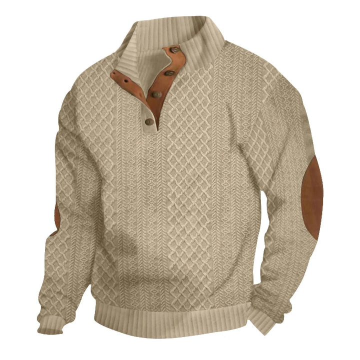 Julian | Herren Stehkragen Strickpullover