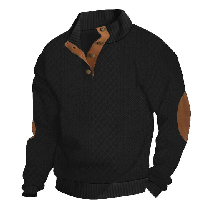 Julian | Herren Stehkragen Strickpullover