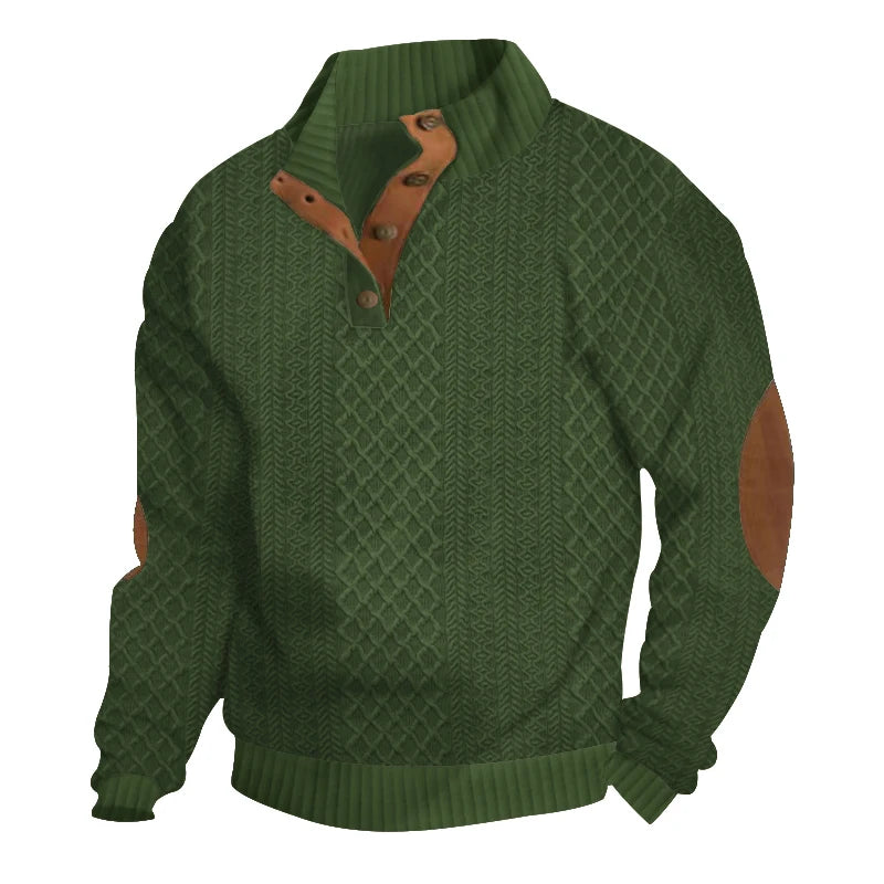 Julian | Herren Stehkragen Strickpullover