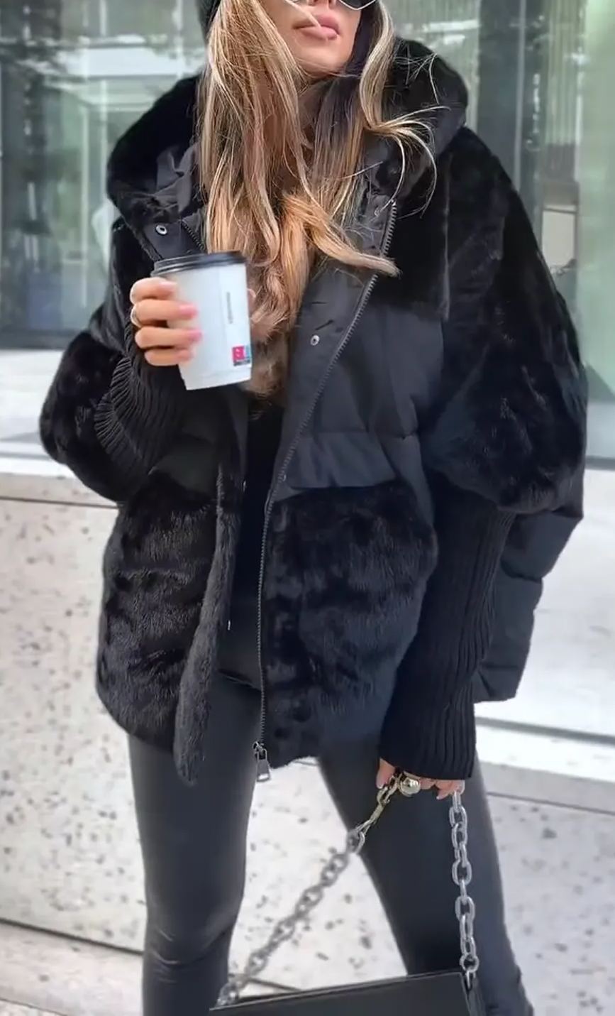 Larissa | Damen Winterjacke im Bomberstil