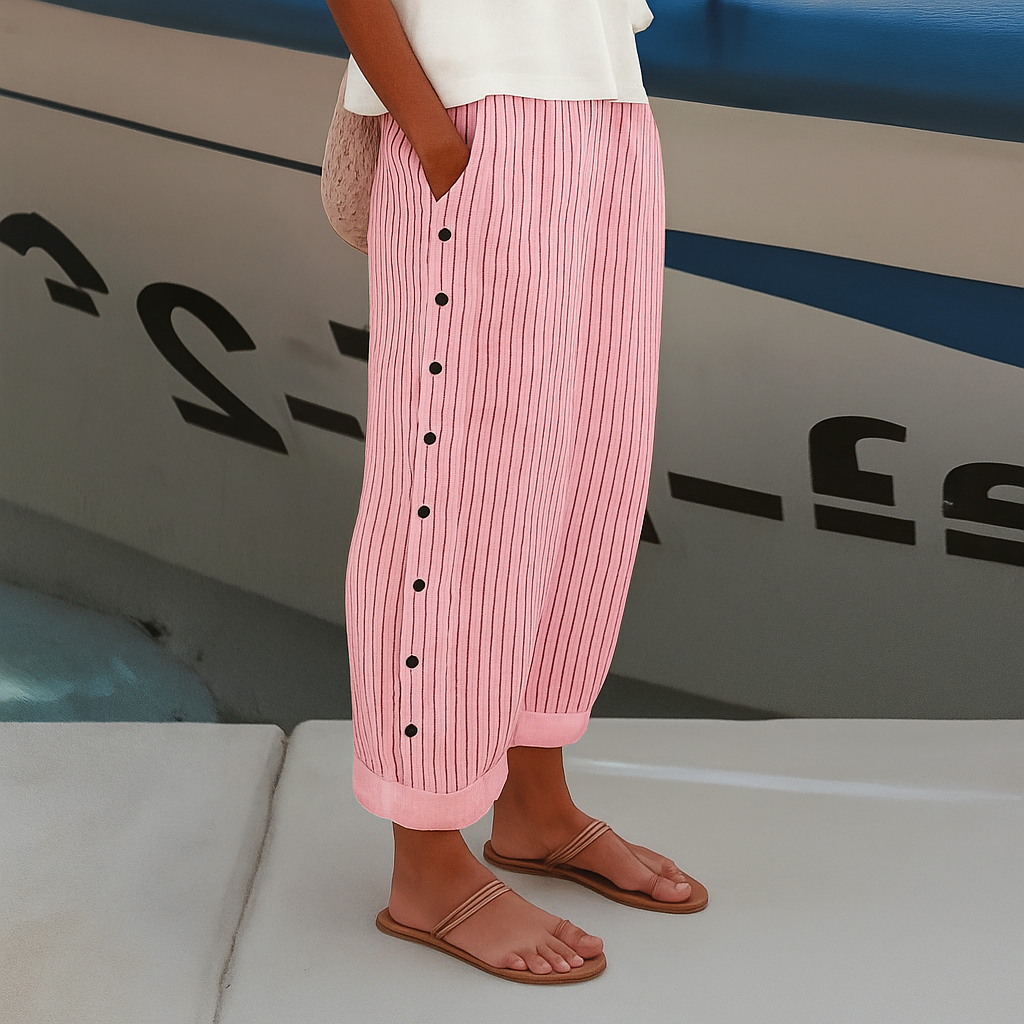 Laura | Damen Leinen Hose