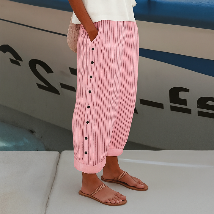 Laura | Damen Leinen Hose