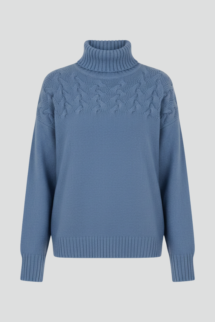 Laura | Pull en maille à col roulé pour femme