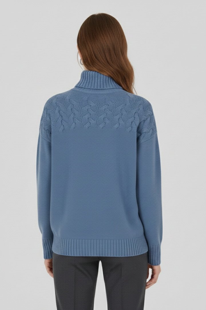 Laura | Pull en maille à col roulé pour femme