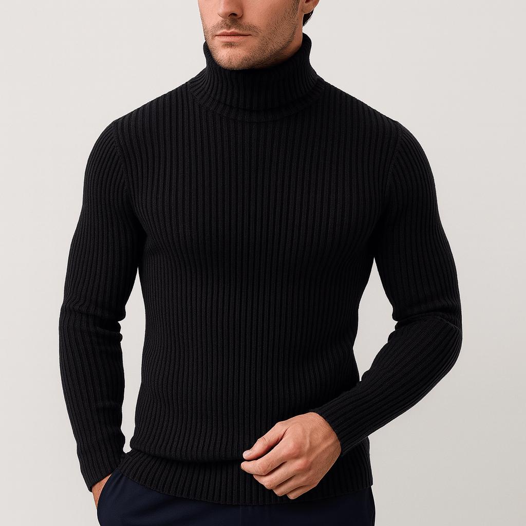 Leon | Men's ribbed turtleneck sweater