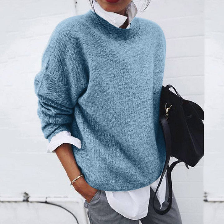 Lina | Pull oversize à col rond pour femme