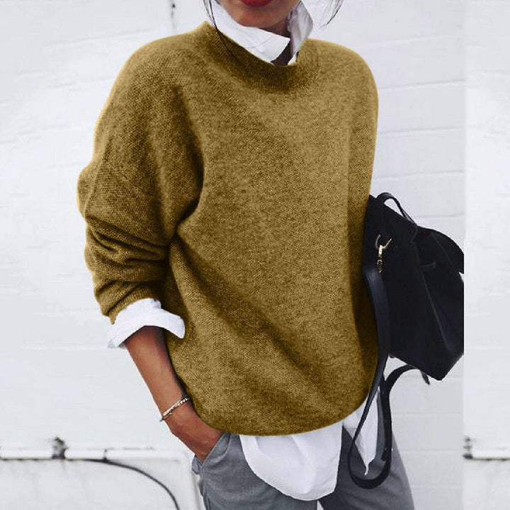 Lina | Pull oversize à col rond pour femme