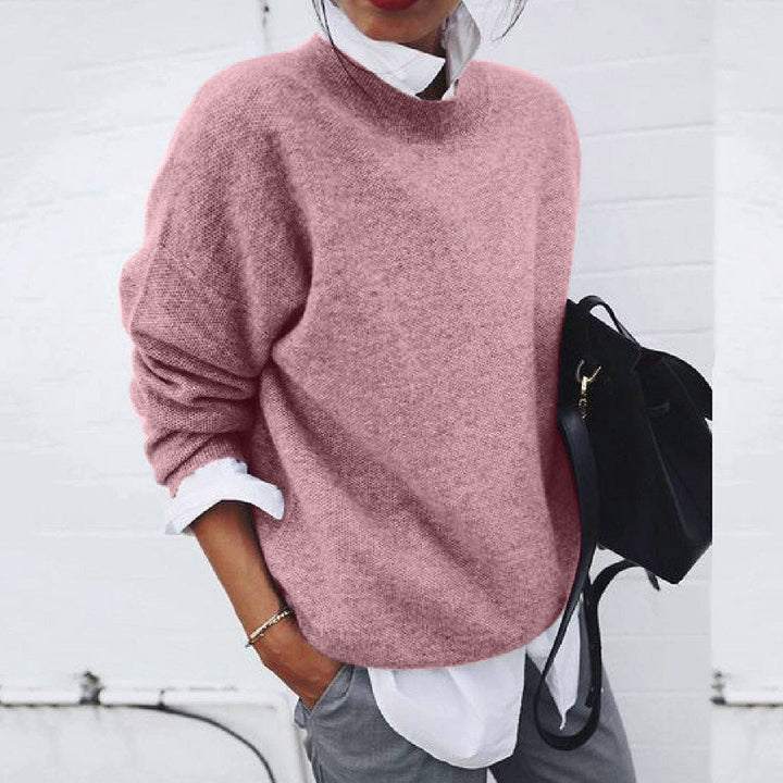 Lina | Pull oversize à col rond pour femme