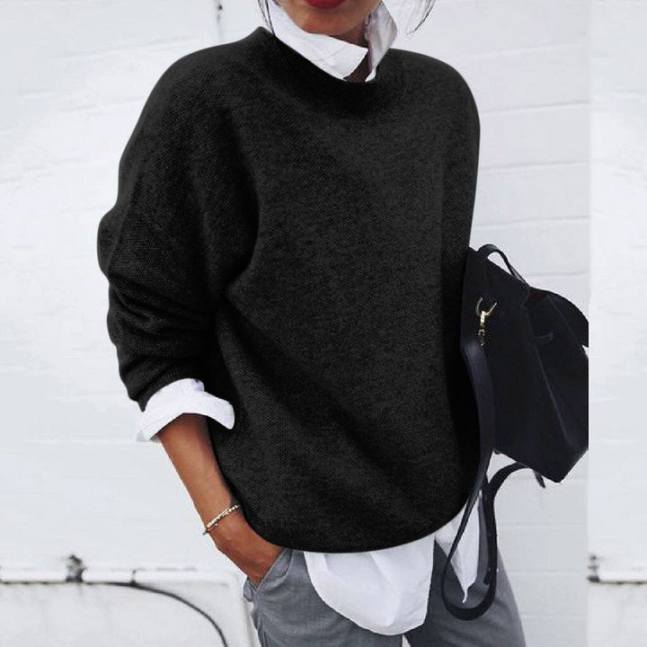 Lina | Pull oversize à col rond pour femme