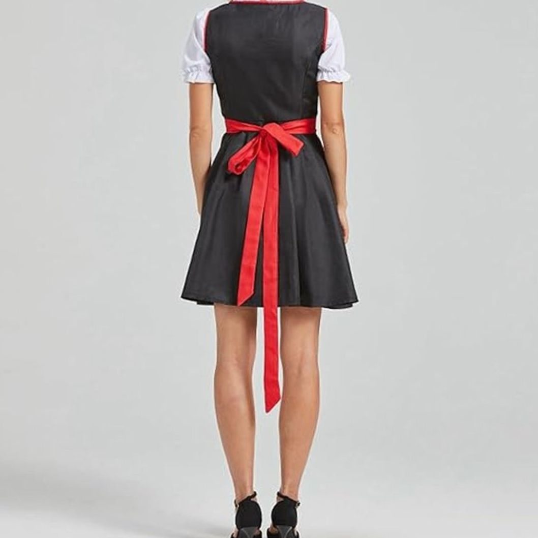 Lisa | Damen Oktoberfest Dirndlkleid mit Schürze traditioneller Trachten-Look
