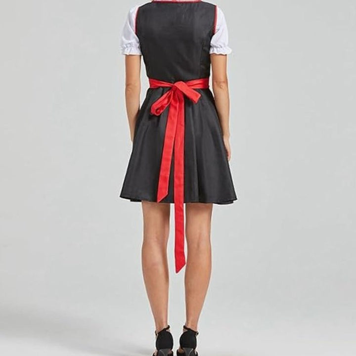 Lisa | Damen Oktoberfest Dirndlkleid mit Schürze traditioneller Trachten-Look