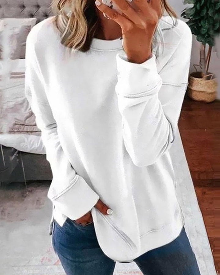 Livia | Damen Rundhals Sweatshirt