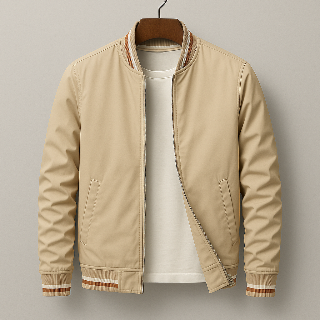 Luca | Herren Bomberjacke mit Streifen