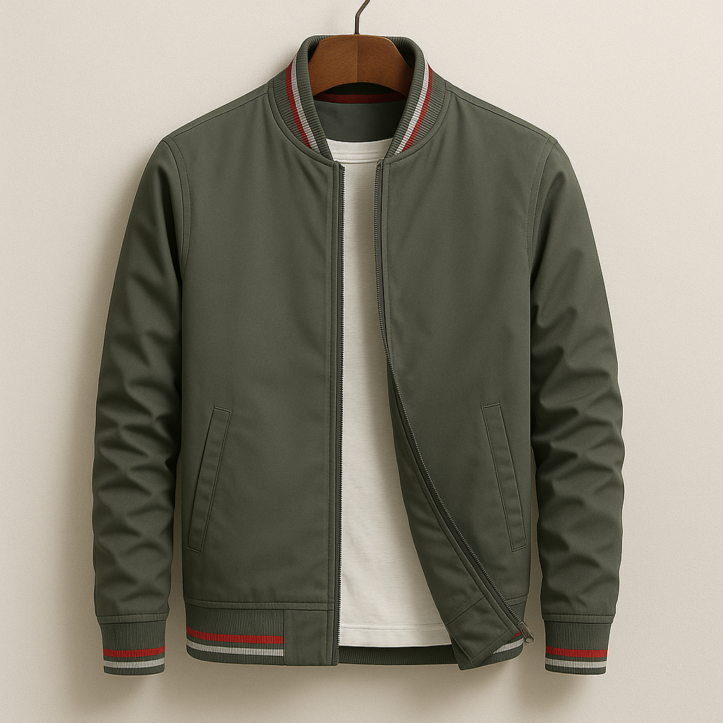 Luca | Herren Bomberjacke mit Streifen