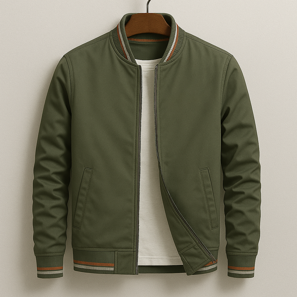 Luca | Herren Bomberjacke mit Streifen