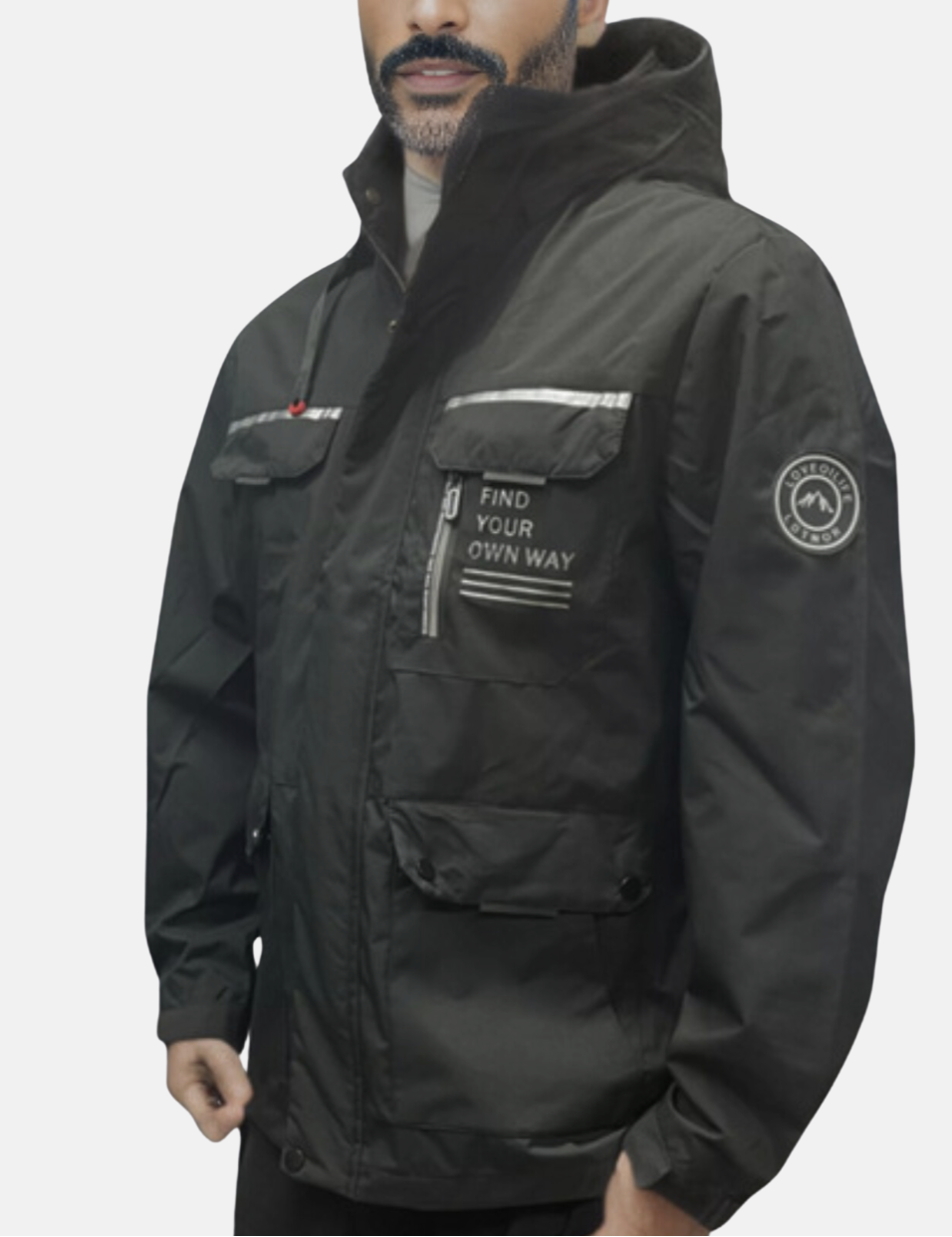 Marco | Veste fonctionnelle pour homme avec capuche
