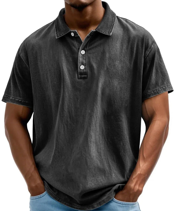 Marco | Herren Vintage-Washed Poloshirt