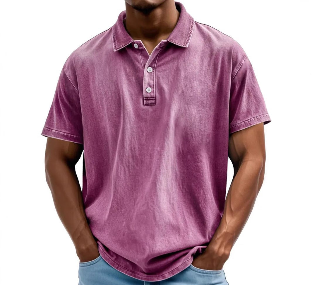Marco | Herren Vintage-Washed Poloshirt