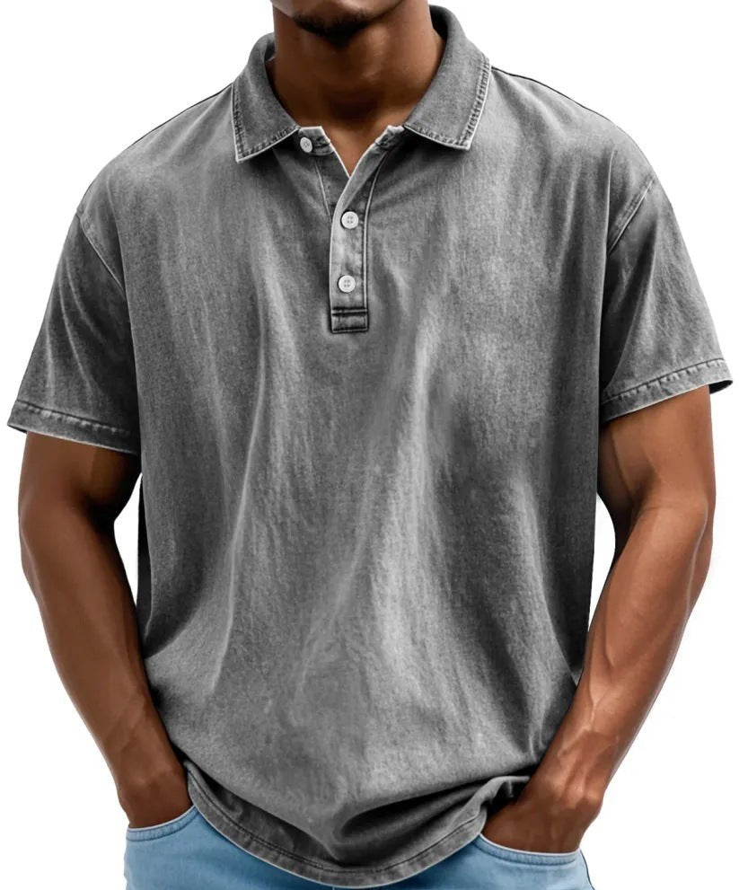 Marco | Herren Vintage-Washed Poloshirt