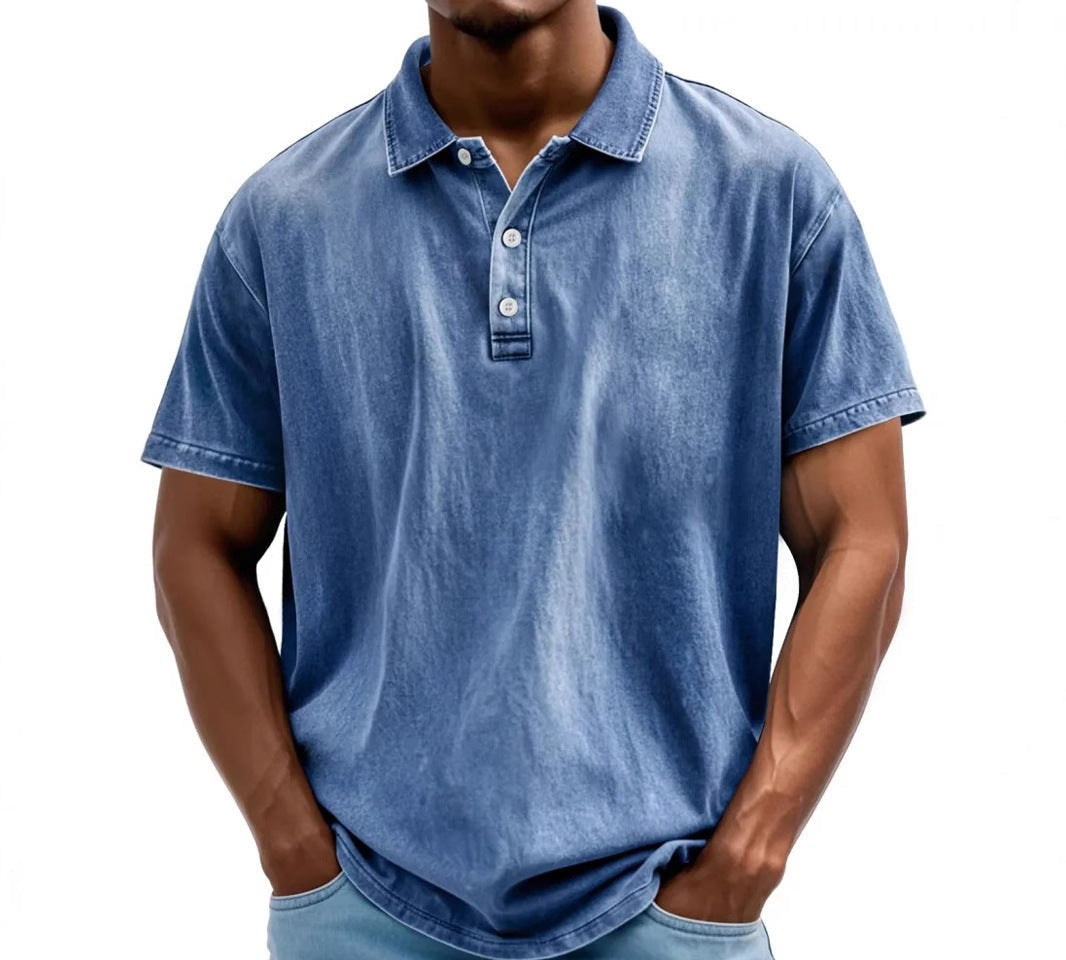 Marco | Herren Vintage-Washed Poloshirt