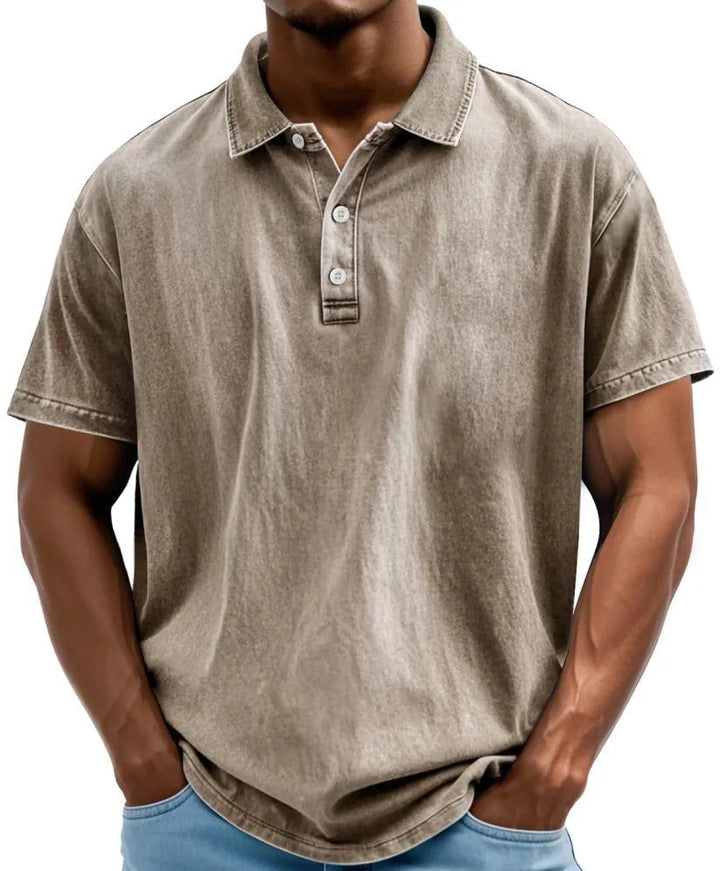 Marco | Herren Vintage-Washed Poloshirt