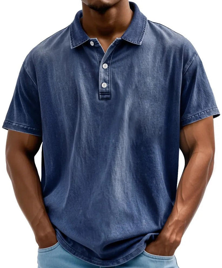 Marco | Herren Vintage-Washed Poloshirt