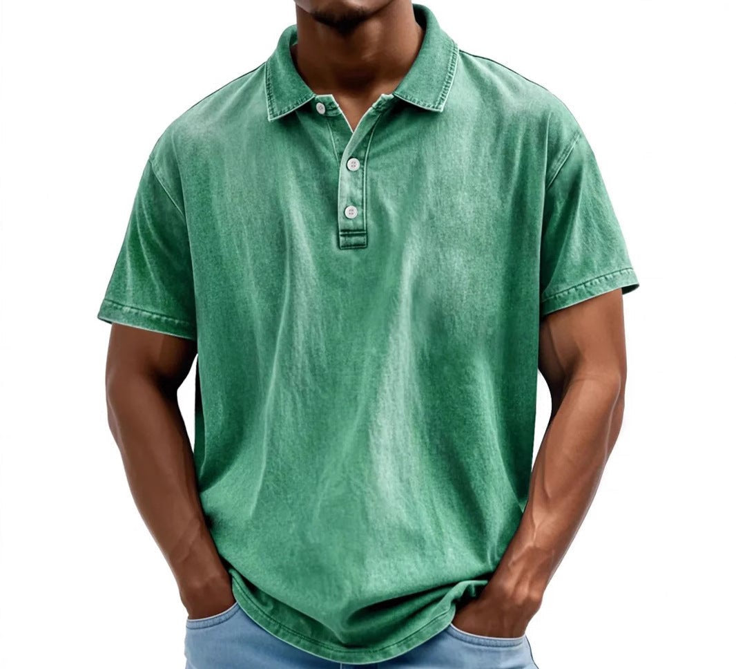 Marco | Herren Vintage-Washed Poloshirt