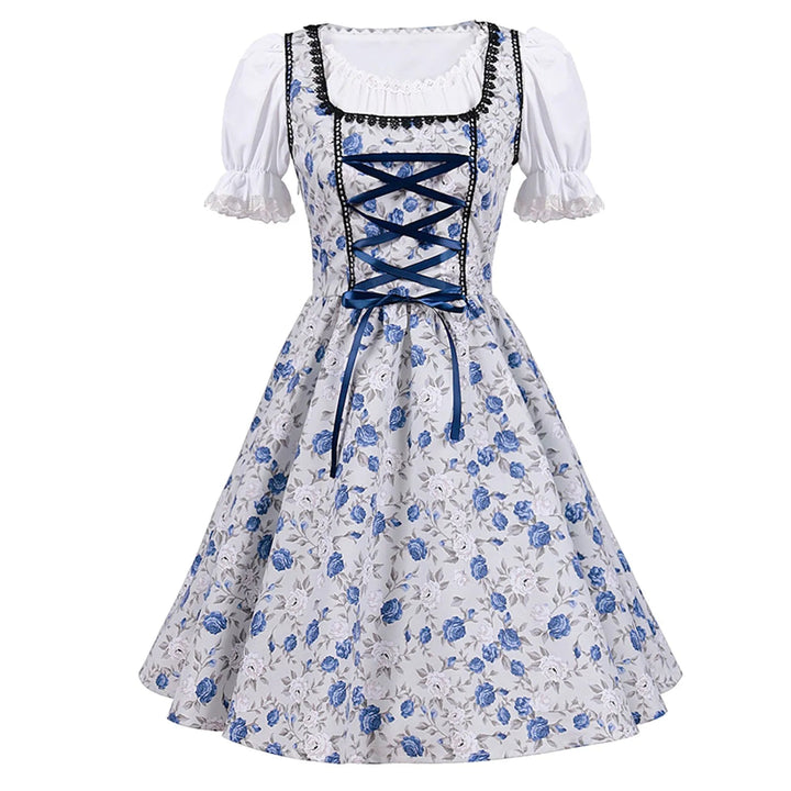 Marisa | Klassisches Bayerisches Dirndlkleid mit Puffärmeln