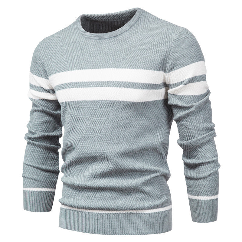 Marius | Herren Gestreifter Strickpullover