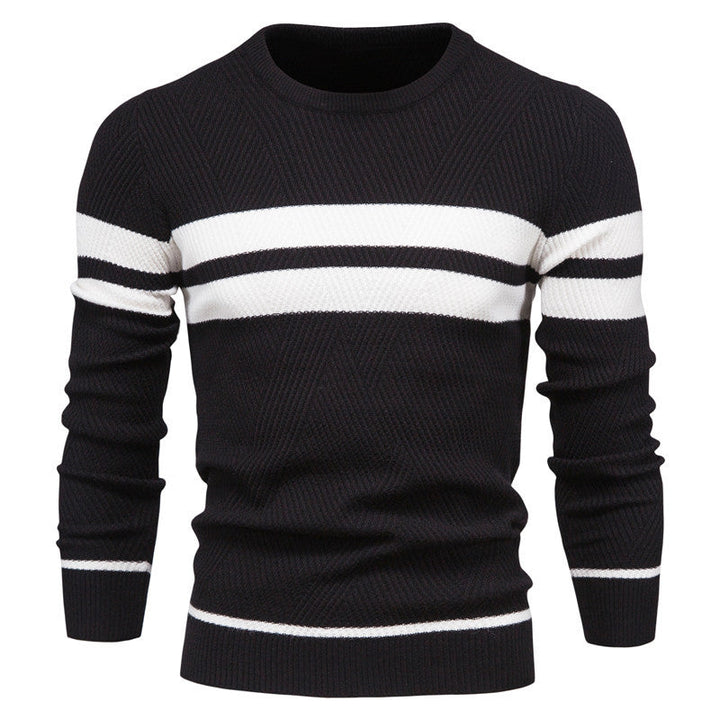 Marius | Herren Gestreifter Strickpullover