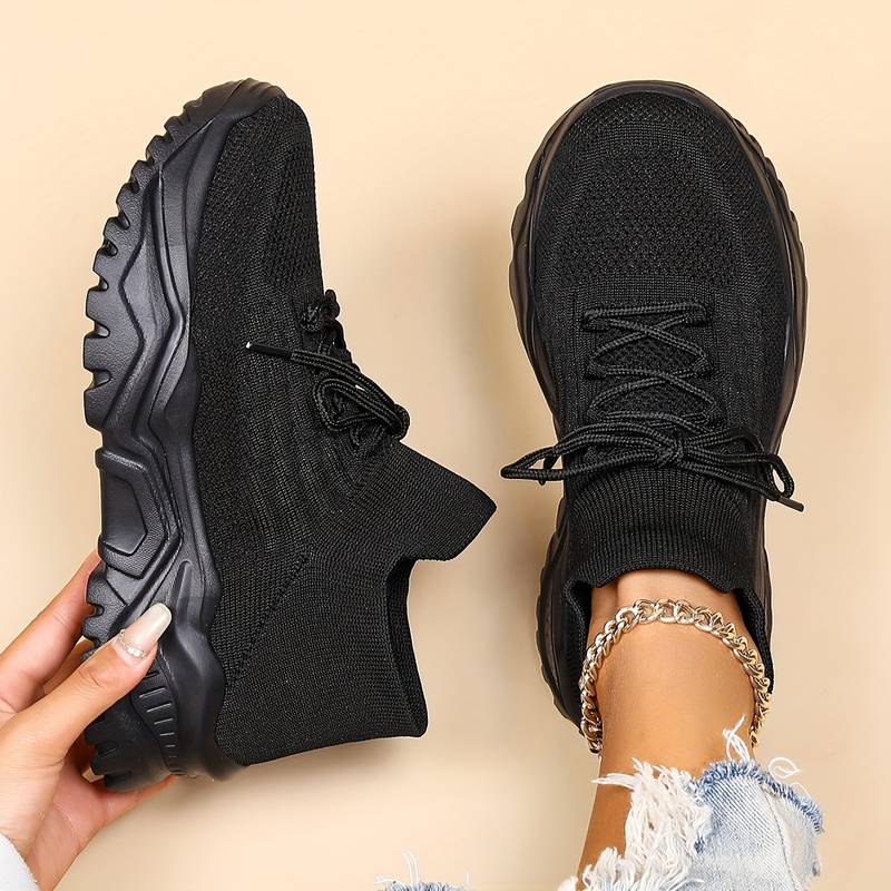 Mia | Damen Mesh Plateau Sneaker