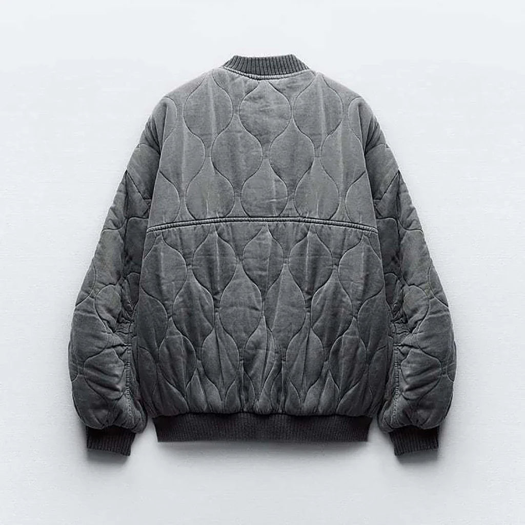 Mila | Women's Oversized Quilted Bomber Jacket