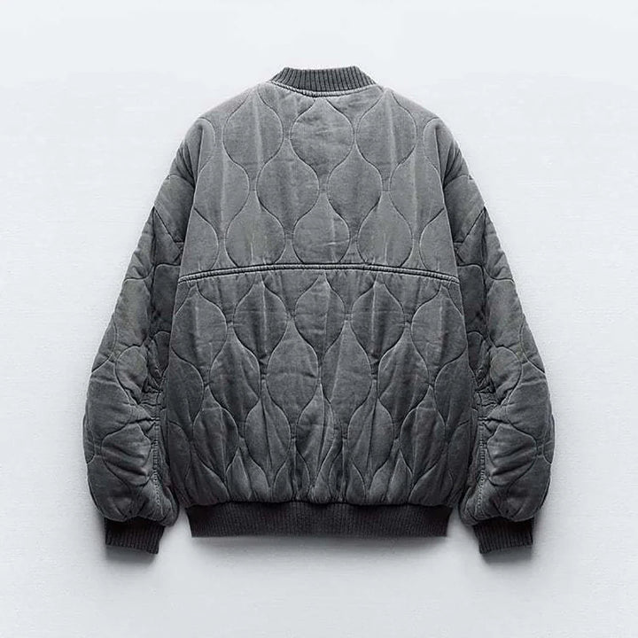 Mila | Women's Oversized Quilted Bomber Jacket