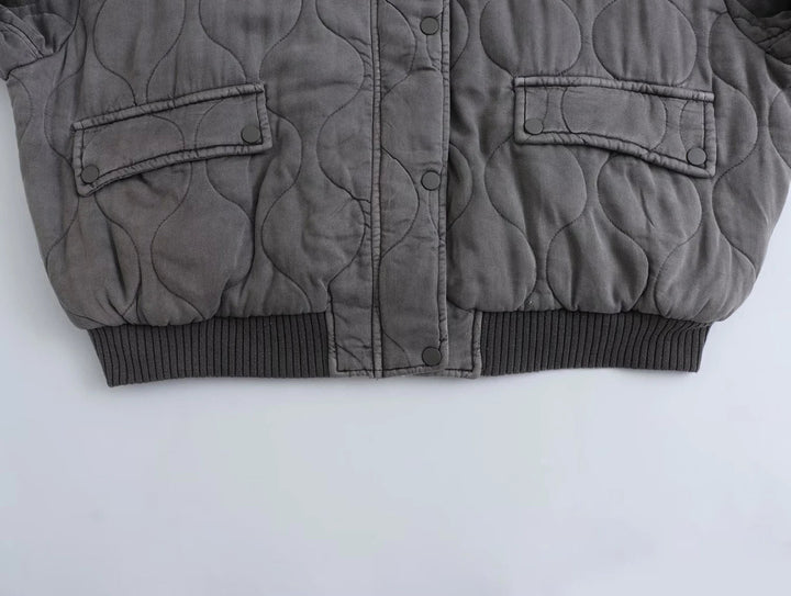Mila | Women's Oversized Quilted Bomber Jacket
