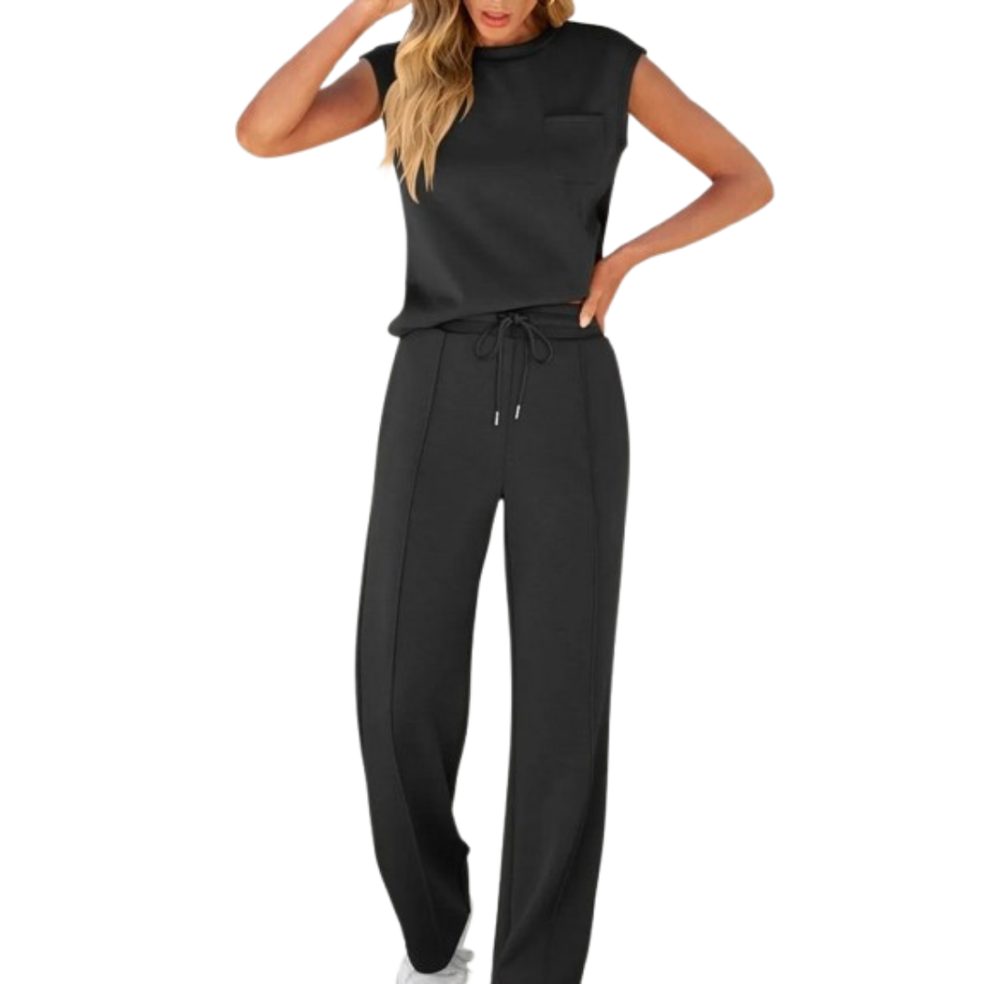 Milena | Damen Zweiteiler mit weiter Hose
