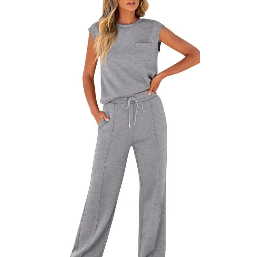 Milena | Damen Zweiteiler mit weiter Hose