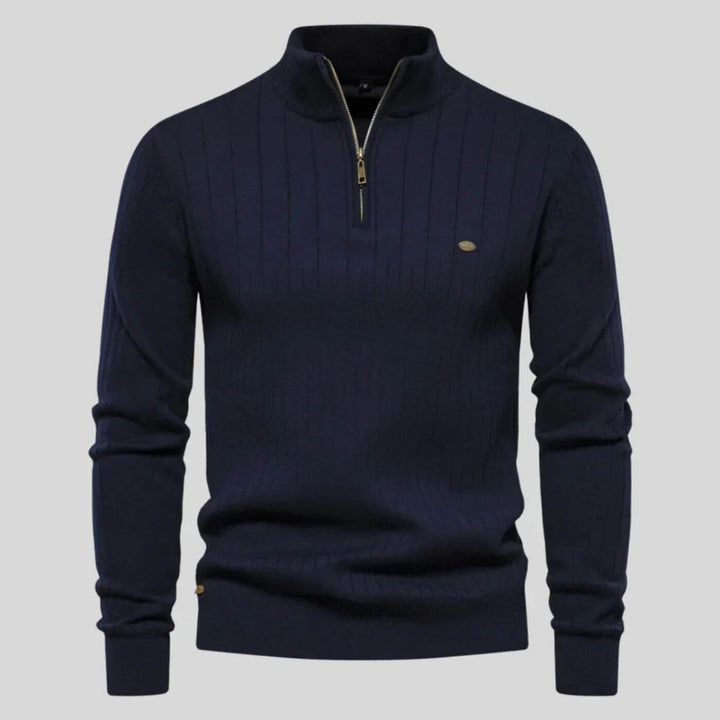 Nico | Herren Half-Zip Strickpullover