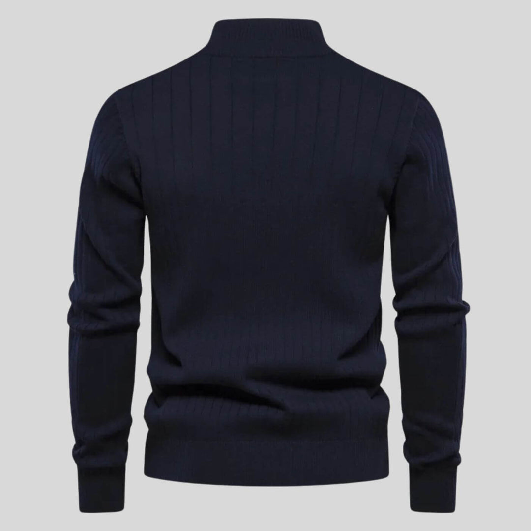 Nico | Herren Half-Zip Strickpullover