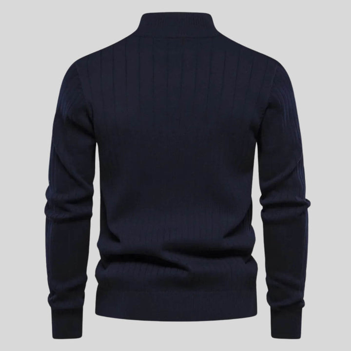 Nico | Herren Half-Zip Strickpullover