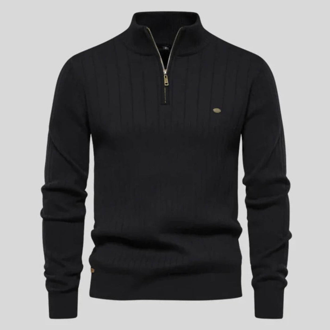 Nico | Herren Half-Zip Strickpullover