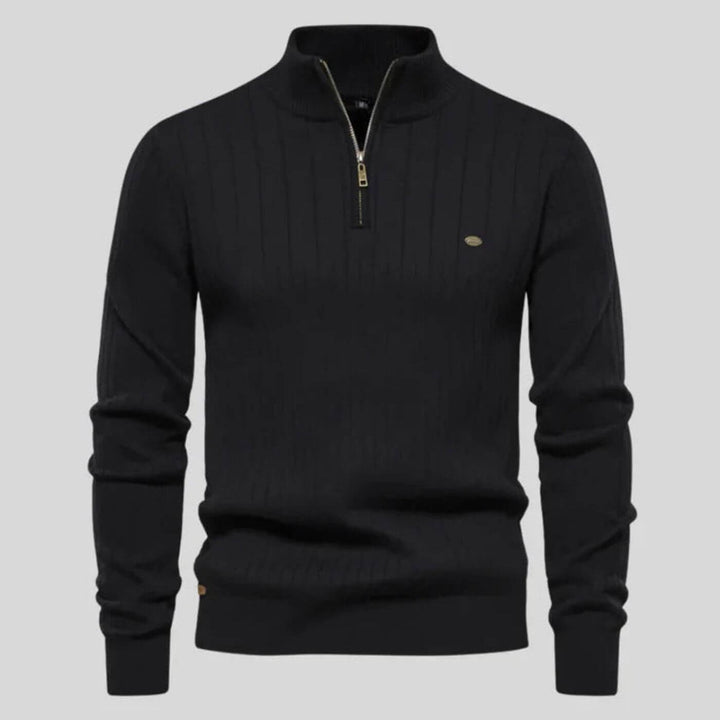 Nico | Herren Half-Zip Strickpullover
