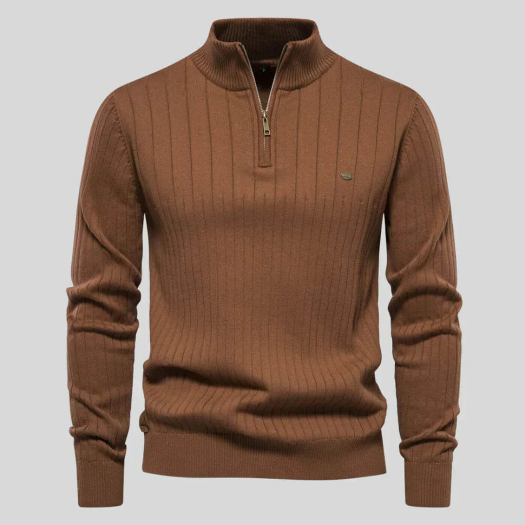 Nico | Herren Half-Zip Strickpullover