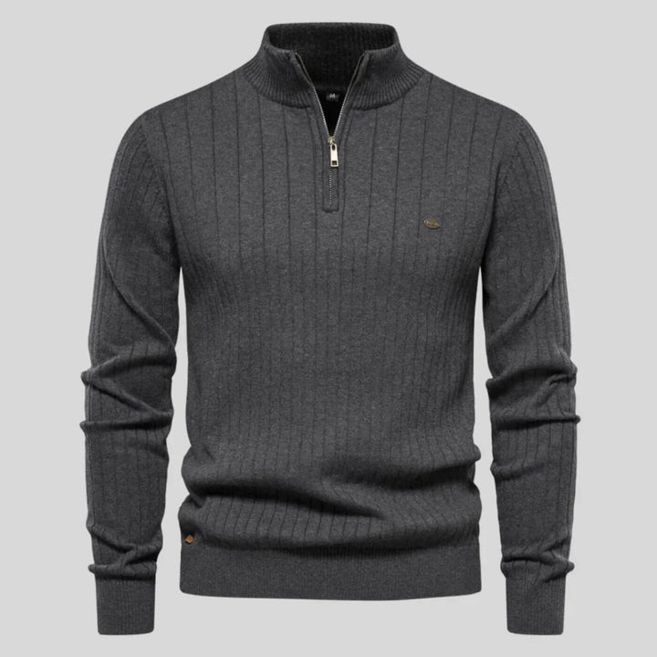 Nico | Herren Half-Zip Strickpullover