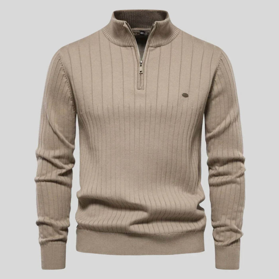 Nico | Herren Half-Zip Strickpullover