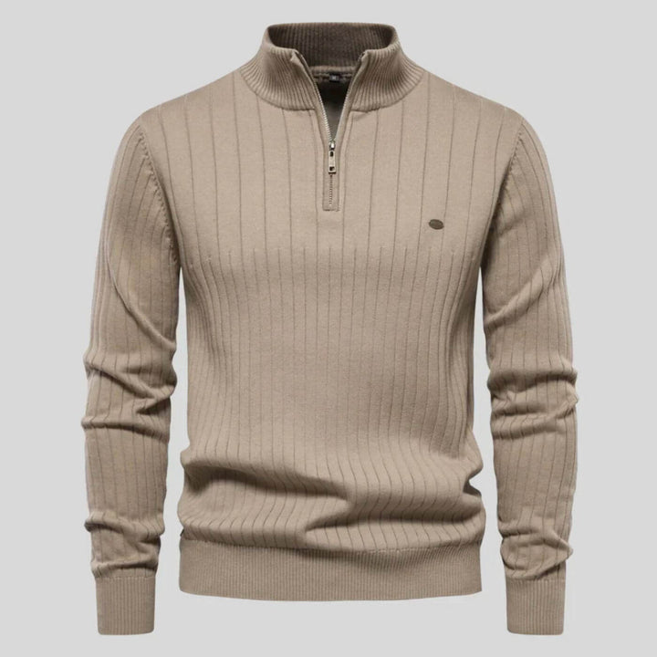 Nico | Herren Half-Zip Strickpullover